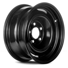 15" x 7" Steel Remanufactured Wheel with 5 x 127 Bolt Pattern for Chevrolet CK Pickup 1996–1999 - Black
