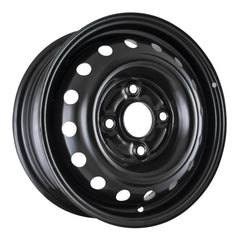 14" x 5" Steel Remanufactured Wheel with 4 x 114.3 Bolt Pattern for Honda Accord 1990-1997 - Black