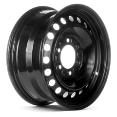 16" x 7" Steel Remanufactured Wheel with 
6 x 139.7 Bolt Pattern for Nissan Frontier 2001-2004 - 
Black
