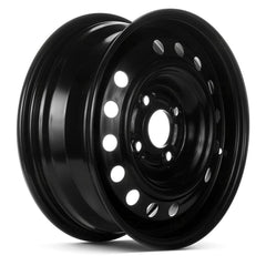 15" x 6" Steel Remanufactured Wheel with 4 x 114.3 Bolt Pattern for Nissan Cube 2009-2013 - Black