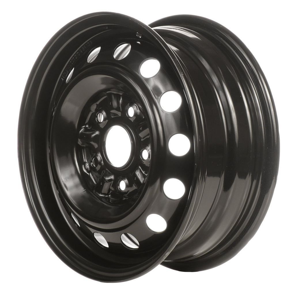 14" x 5.5" Steel Remanufactured Wheel with 5 x 114.3 Bolt Pattern for Toyota Camry 1992-2000 - Black
