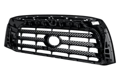 GRILLE -  BLACK FRAME -  BASE MODELS WITHOUT SPORT PACKAGE -  WITH EMBLEM - TO1200300 for Toyota Tundra 2007-2009