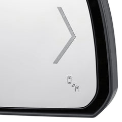 PASSENGER SIDE POWER DOOR MIRROR -  WITH HEATED GLASS -  CHROME -  WITH