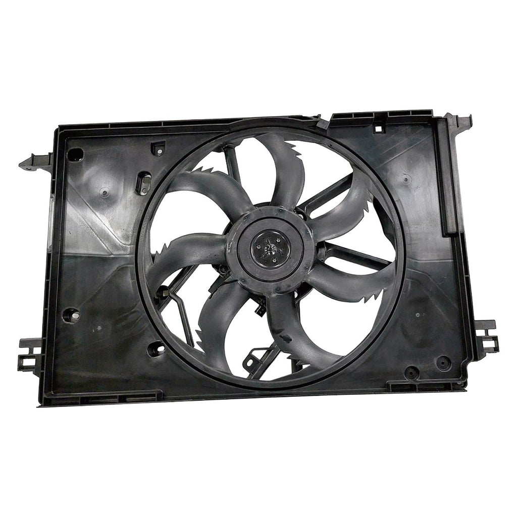 RADIATOR AND CONDENSER FAN ASSEMBLY WITH ONE BIG FAN -  2.5 LITER L4
