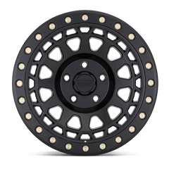 20X9.5 MATTE BLACK W/ BRASS BOLTS 18MM Black Rhino Wheel