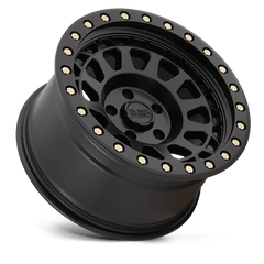 18X9.5 MATTE BLACK W/ BRASS BOLTS 18MM Black Rhino Wheel