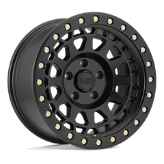 20X9.5 MATTE BLACK W/ BRASS BOLTS 18MM Black Rhino Wheel