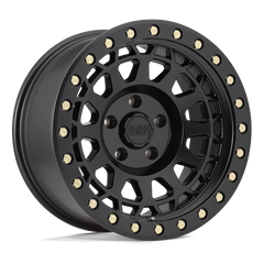 20X9.5 MATTE BLACK W/ BRASS BOLTS 18MM Black Rhino Wheel