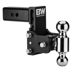 B&W Trailer Hitches® TS20037B - Class 4 5" Drop / 5-1/2" Rise Black Dual Ball Mount for 2-1/2" Receivers