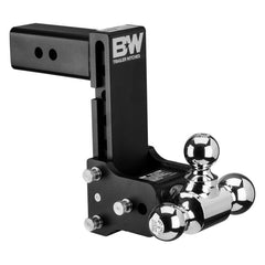 B&W Trailer Hitches® TS20049B - Class 4 Tow & Stow Adjustable 7" Drop Black Tri-Ball Mount for 2-1/2" Receivers