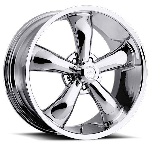 17X8.5 Chrome wheel with bolt pattern of 5-4.5 (5-114.3)