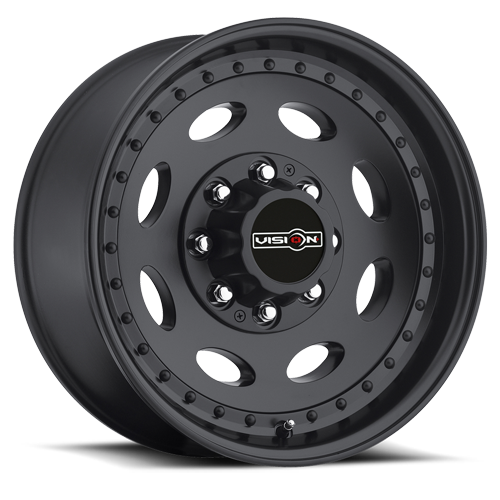 19.5X7.5/NOT'17MODEL Matte Black wheel with bolt pattern of 8-170