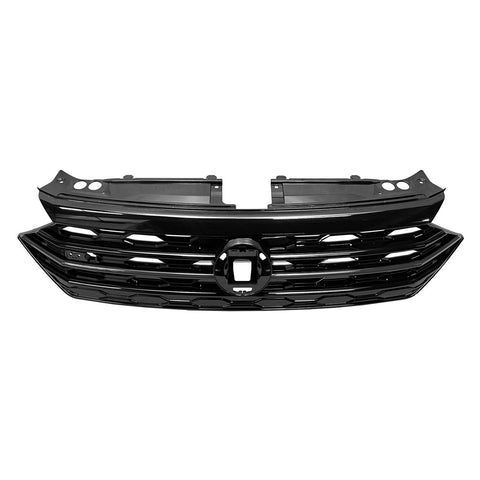 FRONT GRILLE -  FOR GLI MODELS -  GLOSS BLACK PAINT WITH RED MOLDING -