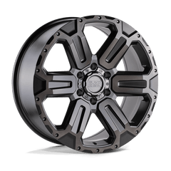 20X9 MATTE GUNMETAL W/ BRUSHED FACE & GUNMETAL TINT 35MM Black Rhino Wheel