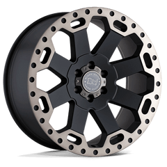 17X8 MATTE BLACK W/ MACHINED DARK TINT 52MM Black Rhino Wheel