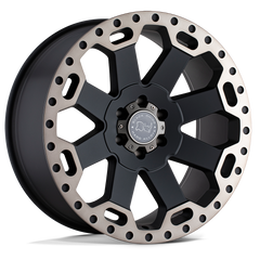 17X8 MATTE BLACK W/ MACHINED DARK TINT 52MM Black Rhino Wheel