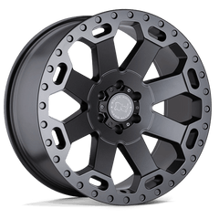 18X8 MATTE GUNMETAL 52MM Black Rhino Wheel