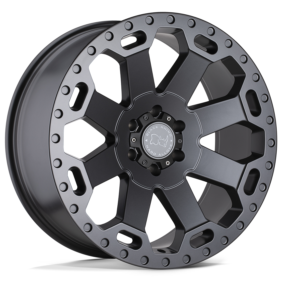 18X8 MATTE GUNMETAL 52MM Black Rhino Wheel