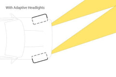 DRIVER SIDE LED HEADLIGHT LENS AND HOUSING -  WITH ADAPTIVE LAMPS -
