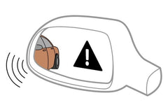 DRIVER SIDE POWER DOOR MIRROR -  FITS NORTH AMERICAN BUILT MODELS -