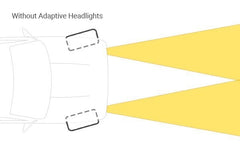 DRIVER SIDE HEADLIGHT ASSEMBLY -  WITHOUT ADAPTIVE LIGHTS
