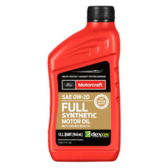 Motorcraft® XO0W20QFS - SAE 0W-20 Full Synthetic Motor Oil, 1 Quart