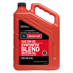 Motorcraft® XO5W205Q3SP - SAE 5W-20 Synthetic Blend Motor Oil, 1.25 Gallons