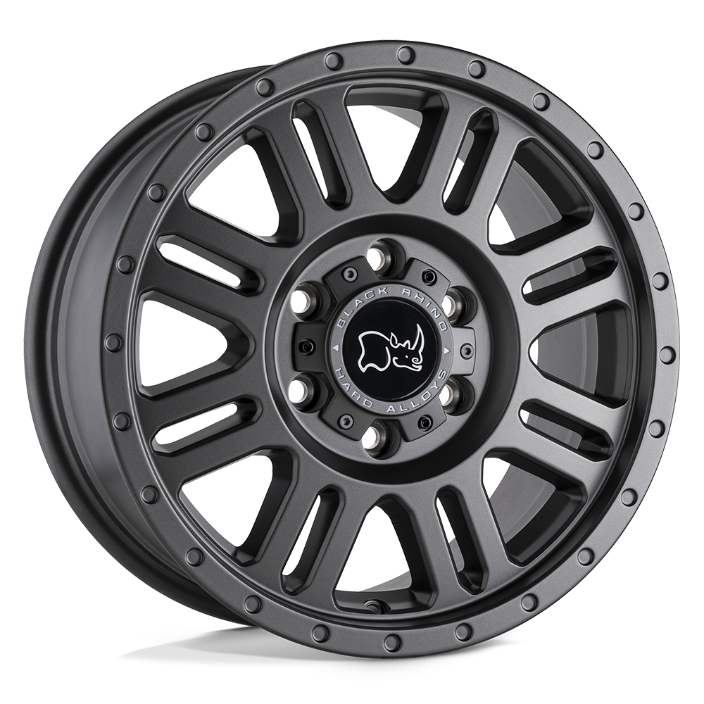 16X8 MATTE GUNMETAL 45MM Black Rhino Wheel