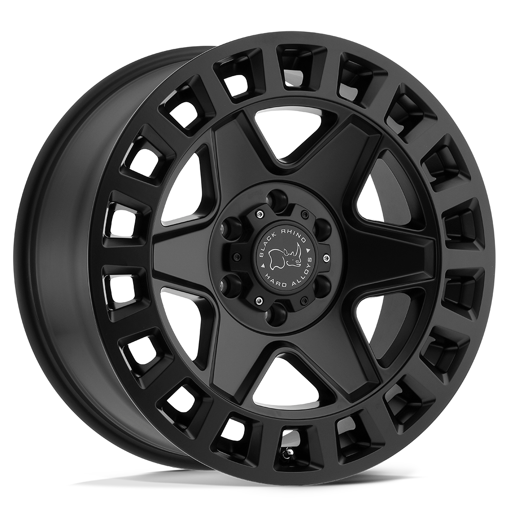 17X8 MATTE BLACK 38MM Black Rhino Wheel