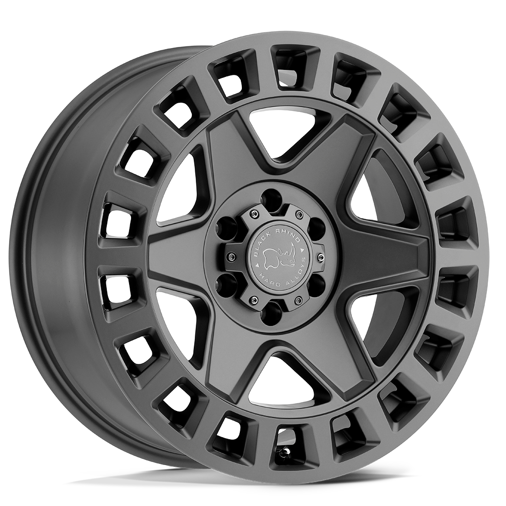 17X8 MATTE GUNMETAL 35MM Black Rhino Wheel