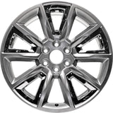 22x9 Factory Replacement New Alloy Wheel For Chevrolet Silverado 1500 4X4 2018-2019