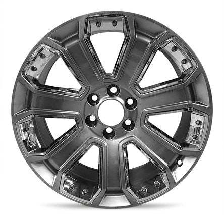 2015-2016 22 x 9 GMC Yukon XL 1500 Chrome Wheel / Rim Image 01