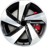 18x7.5 Factory Replacement New Alloy Wheel For Volkswagen Golf 2019-2021