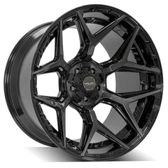 22x12 5x5" & 5x5.5" Gloss Black with Brushed Face & Tinted Clear for Dodge Ram 1500 1994-2010-25