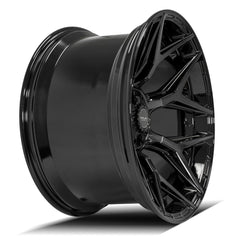 22x12 5x5" & 5x5.5" Gloss Black with Brushed Face & Tinted Clear for Dodge Ram 1500 1994-2010-29