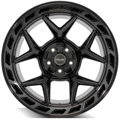 20x12 5x5" & 5x5.5" Gloss Black with Brushed Face & Tinted Clear for Dodge Ram 1500 1994-2010-141