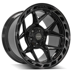 20x12 5x5" & 5x5.5" Gloss Black with Brushed Face & Tinted Clear for Dodge Ram 1500 1994-2010-140