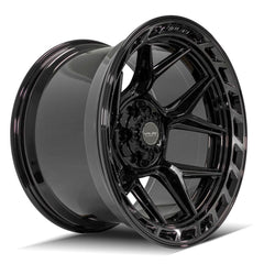 20x12 6x135mm & 6x5.5" Gloss Black with Brushed Face & Tinted Clear for Ford Expedition 2003-2023-148
