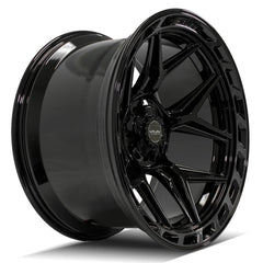 22x12 5x5" & 5x5.5" Gloss Black with Brushed Face & Tinted Clear for Dodge Ram 1500 1994-2010-158