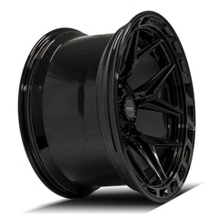 22x12 5x5" & 5x5.5" Gloss Black with Brushed Face & Tinted Clear for Dodge Ram 1500 1994-2010-159