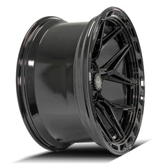 24x12 6x135mm & 6x5.5" Gloss Black with Brushed Face & Tinted Clear for Ford Expedition 2003-2023-169