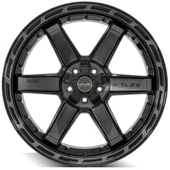 22x10 5x5" & 5x5.5" Gloss Black with Brushed Face & Tinted Clear for Dodge Ram 1500 1994-2010-241