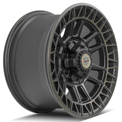 es 4PS12 17x9 6x135mm & 6x5.5" Satin Machined with Bronze for Ford Expedition 2003-2023-458