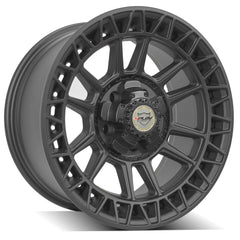 es 4PS12 18x9 5x5" & 5x5.5" Satin Black Wheel for Dodge Ram 1500 1994-2010-460