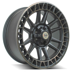 es 4PS12 20x9 6x120mm Satin Machined with Bronze for Chevrolet Colorado 2015-2023-500