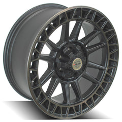 es 4PS12 20x9 6x120mm Satin Machined with Bronze for Chevrolet Colorado 2015-2023-502