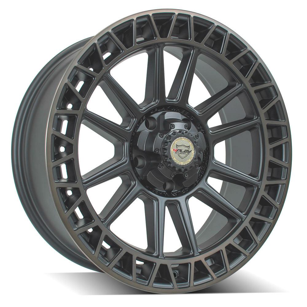 es 4PS12 22x9 5x150mm Satin Machined with Bronze for Toyota Sequoia 2008-2021-515