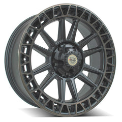 es 4PS12 22x9 5x150mm Satin Machined with Bronze for Toyota Sequoia 2008-2021-515