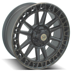 es 4PS12 22x9 5x150mm Satin Machined with Bronze for Toyota Sequoia 2008-2021-517