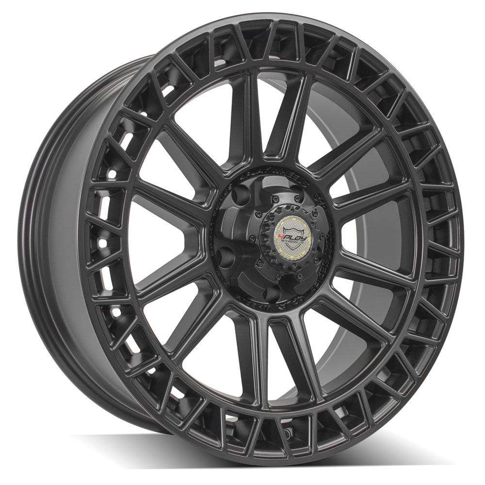 es 4PS12 22x9 5x5" & 5x5.5" Satin Black Wheel for Dodge Ram 1500 1994-2010-520